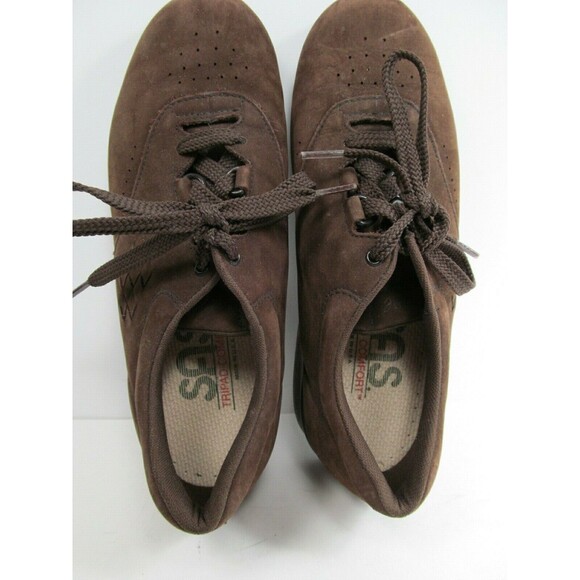SAS Tri Pad Comfort Lace up Oxfords Brown Suede Womens Size 6.5 N - Picture 8 of 9